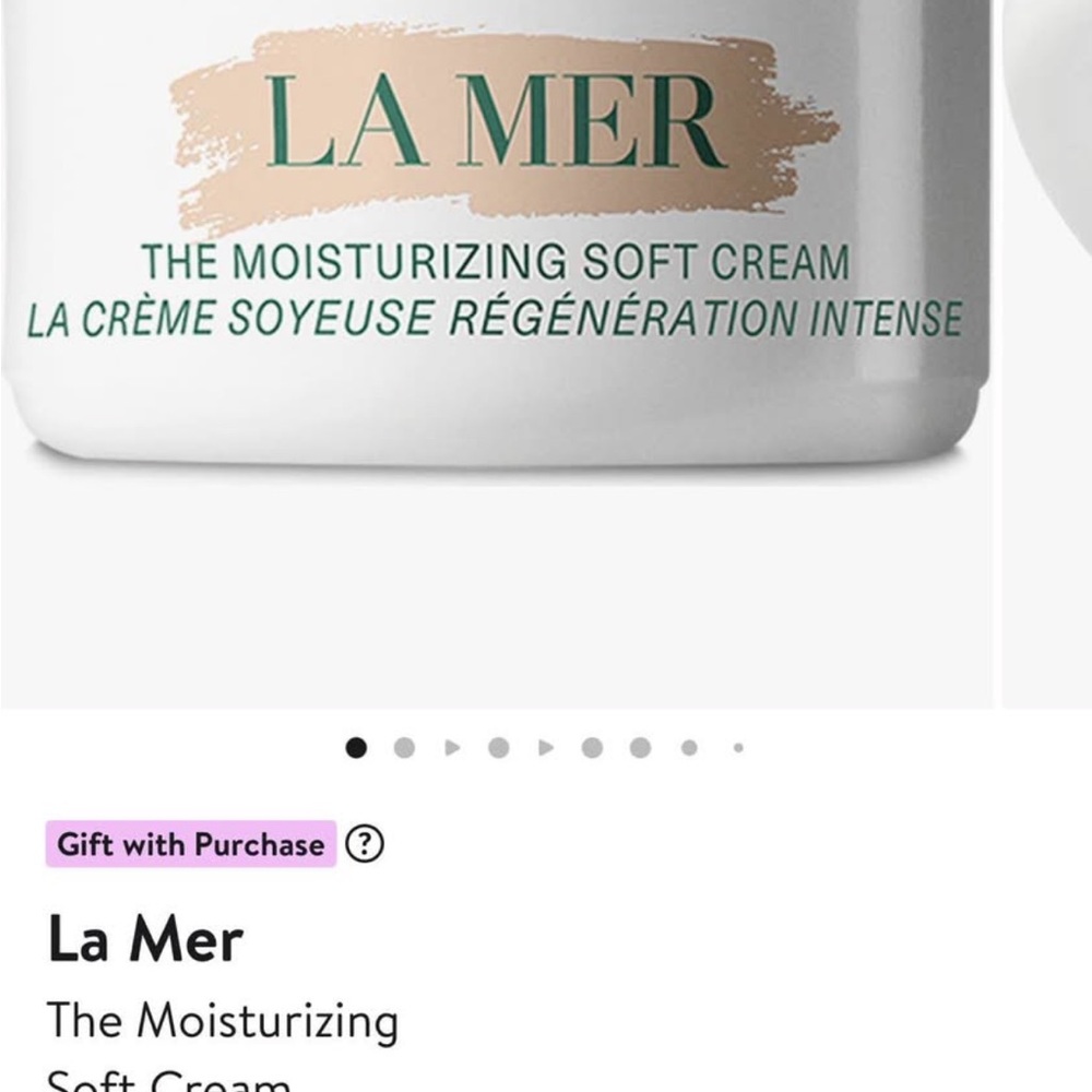 La Mer Soft Cream with free deluxe samples and gradient pouch - Picture 3 of 5